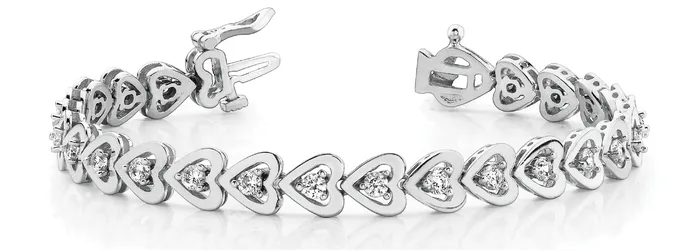 Overnight Mountings Lab Bracelets | Bracelet In Line Heart