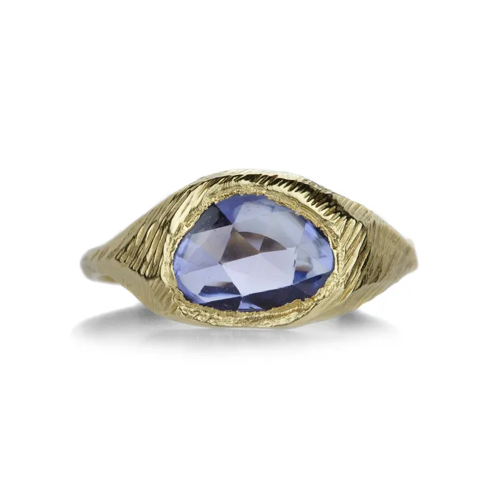 Page Sargisson Rings Blue Sapphire Signet Ring