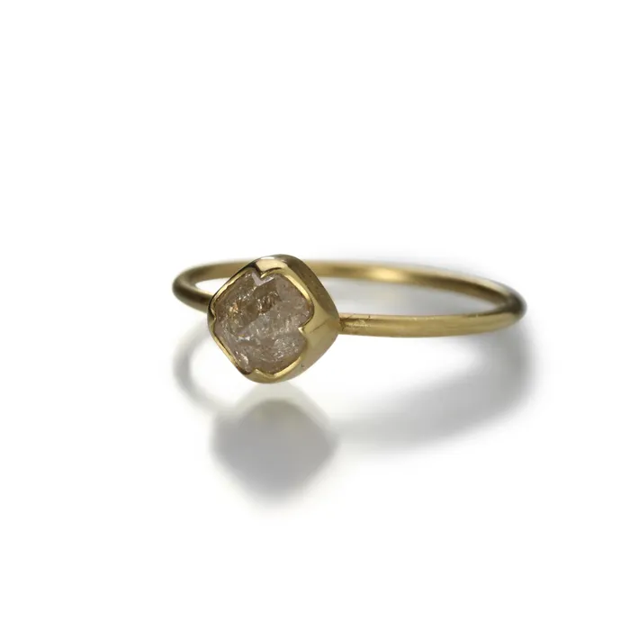 Pale Yellow Diamond Ring Gabriella Kiss Rings