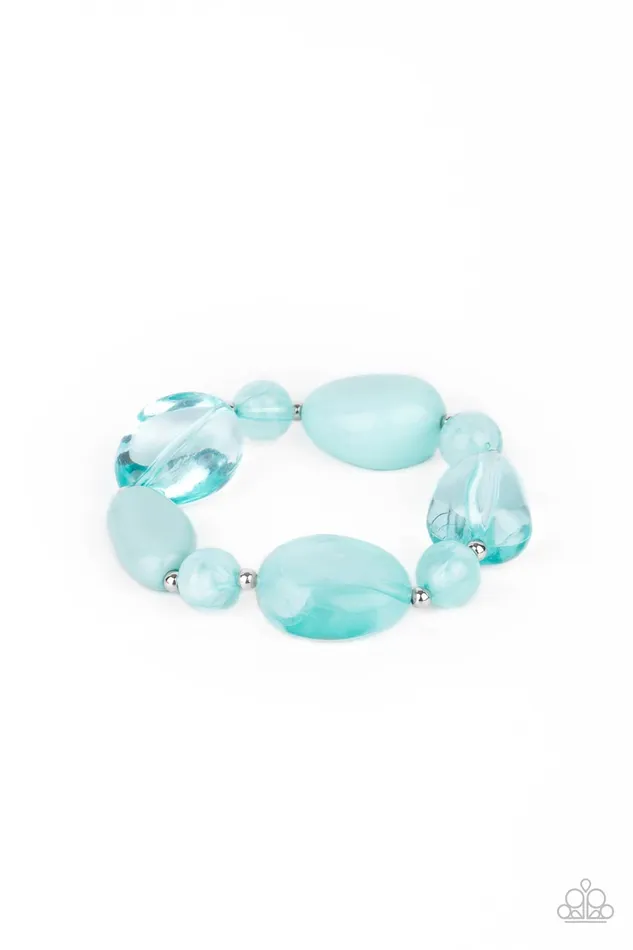 Paparazzi Accessories Bracelets | Paparazzi I Need a STAYCATION - Blue Bracelet