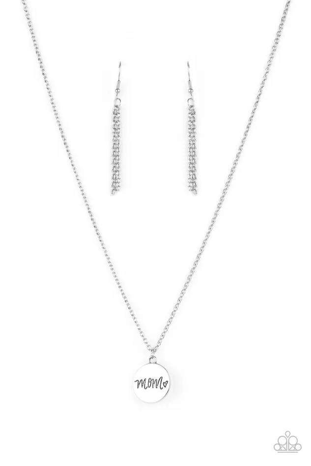 Paparazzi Accessories Necklaces | Paparazzi The Cool Mom - Silver Necklace