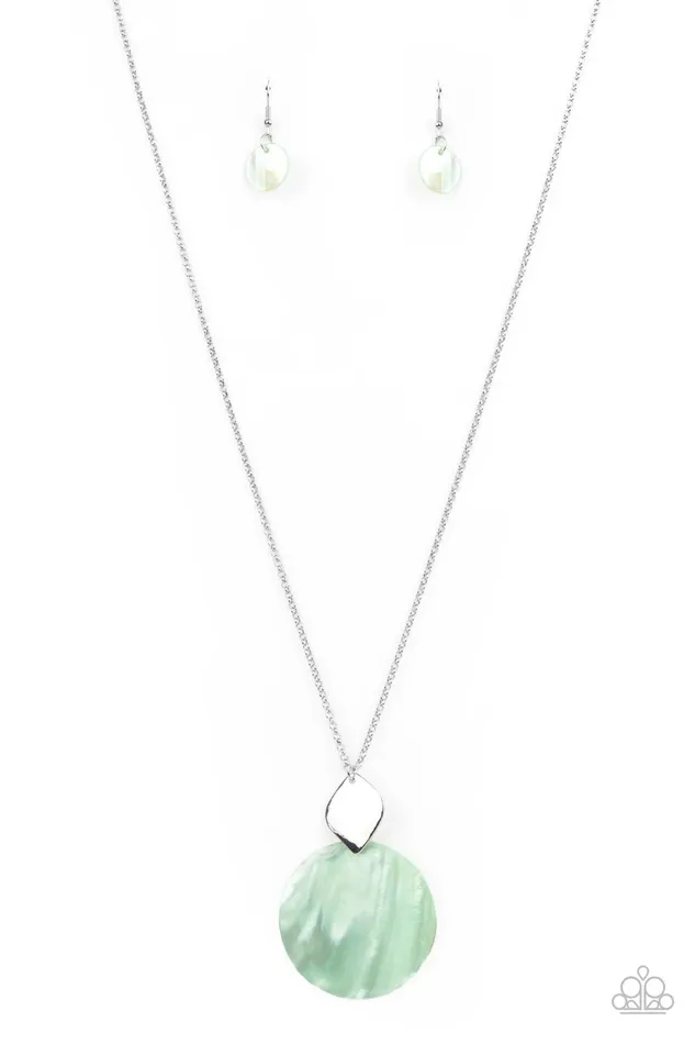 Paparazzi Accessories Necklaces | Paparazzi Tidal Tease - Green Necklace