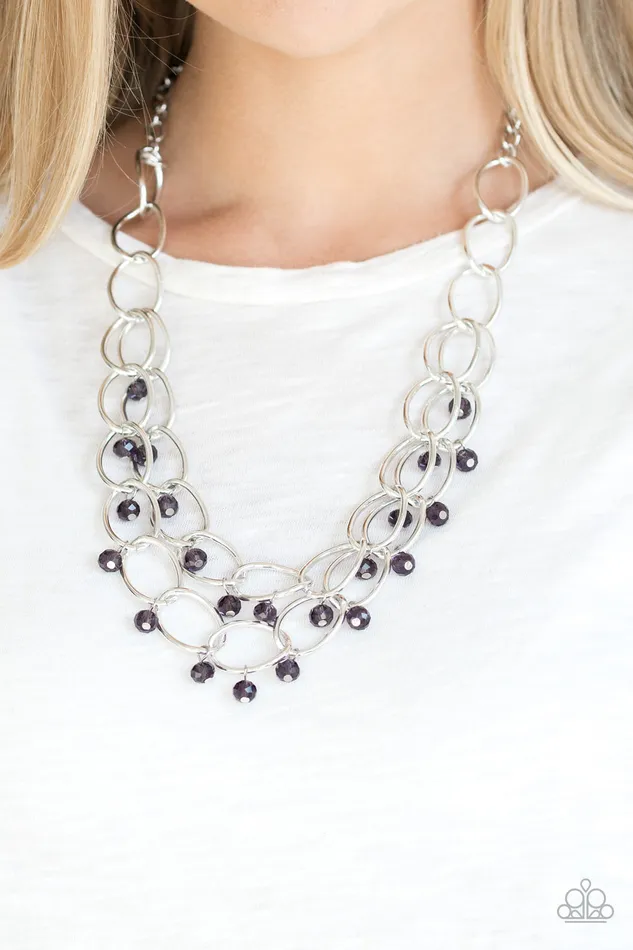 Paparazzi Accessories Necklaces Paparazzi Yacht Tour - Purple Necklace