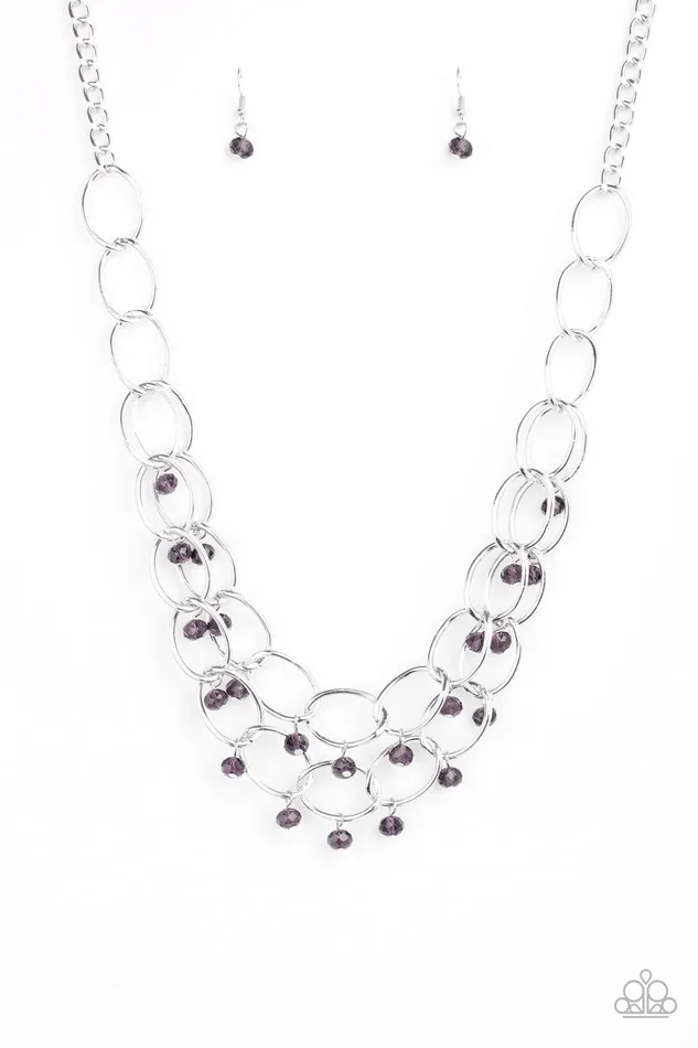 Paparazzi Accessories Necklaces | Paparazzi Yacht Tour - Purple Necklace