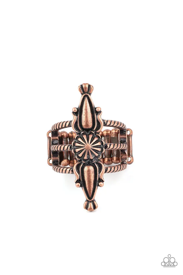 Paparazzi Accessories Paparazzi Westward Expansion - Copper Ring | Rings