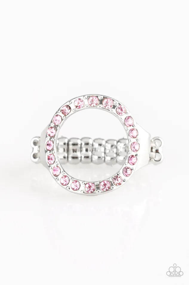 Paparazzi Accessories Rings Paparazzi One-GLAM Band - Pink Ring