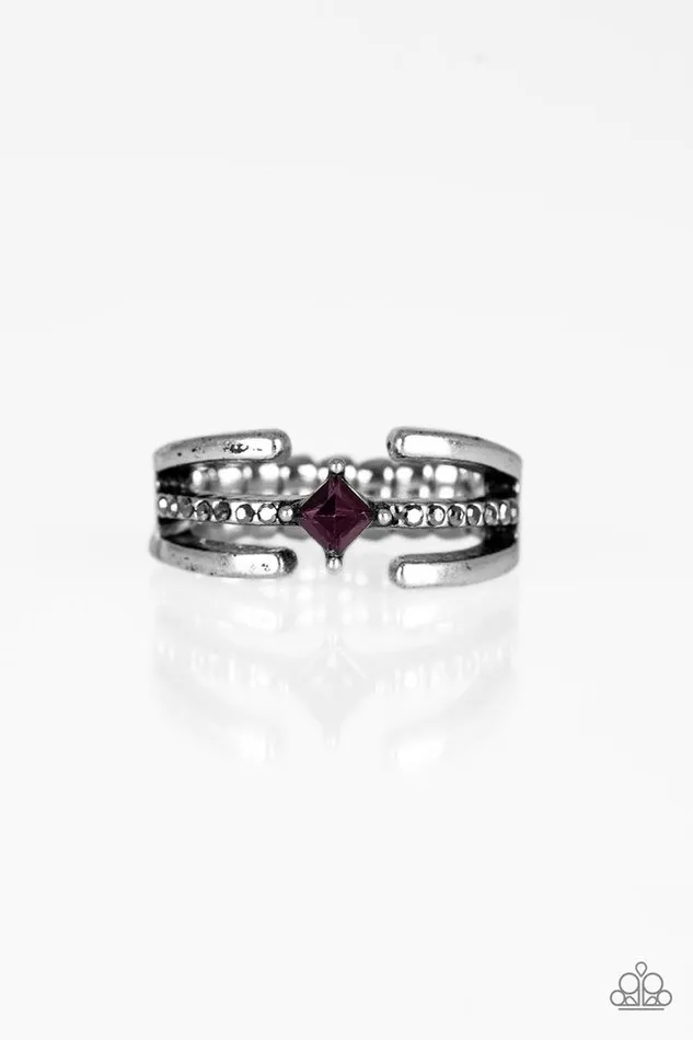 Paparazzi City Center Purple Ring | diannesjewelryshop Rings