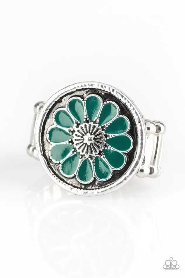 Paparazzi Garden View Green Ring | diannesjewelryshop Rings