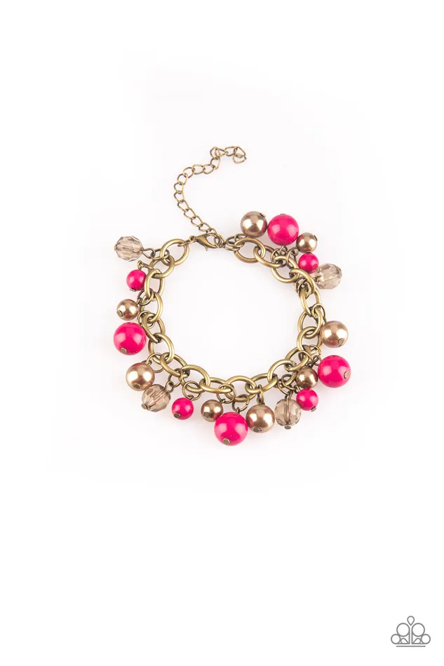 Paparazzi Grit and Glamour Pink Bracelet | diannesjewelryshop Bracelets