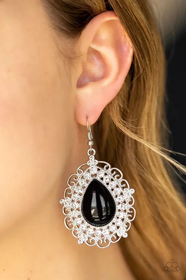 Paparazzi Incredibly Celebrity Black Earrings diannesjewelryshop Earrings