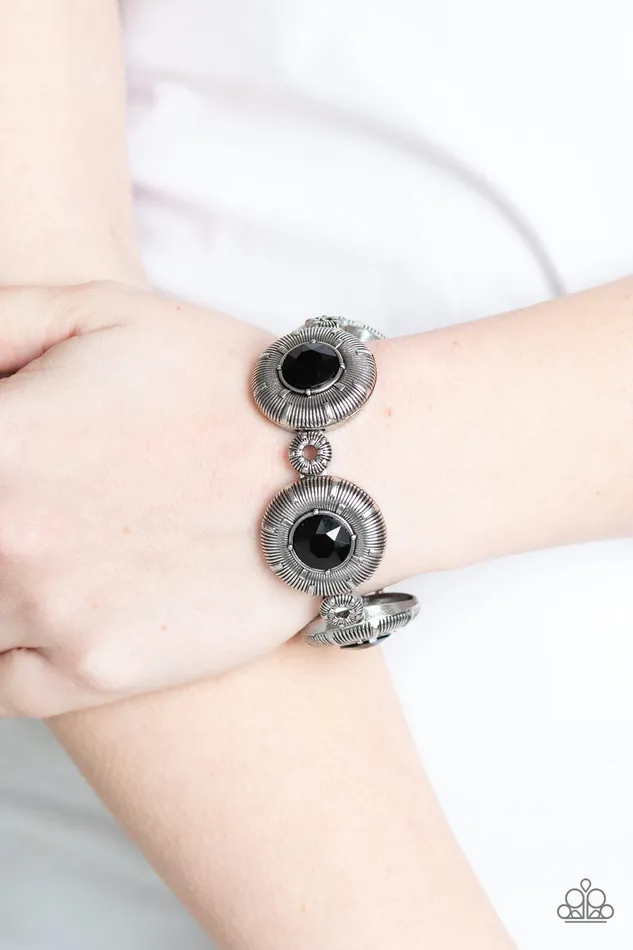 Paparazzi Original Opulence - Black Bracelet diannesjewelryshop Bracelets