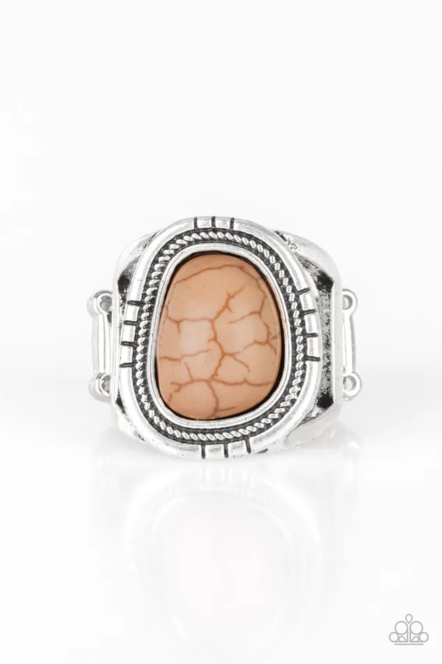 Paparazzi Out On The Range Brown Ring | diannesjewelryshop Rings