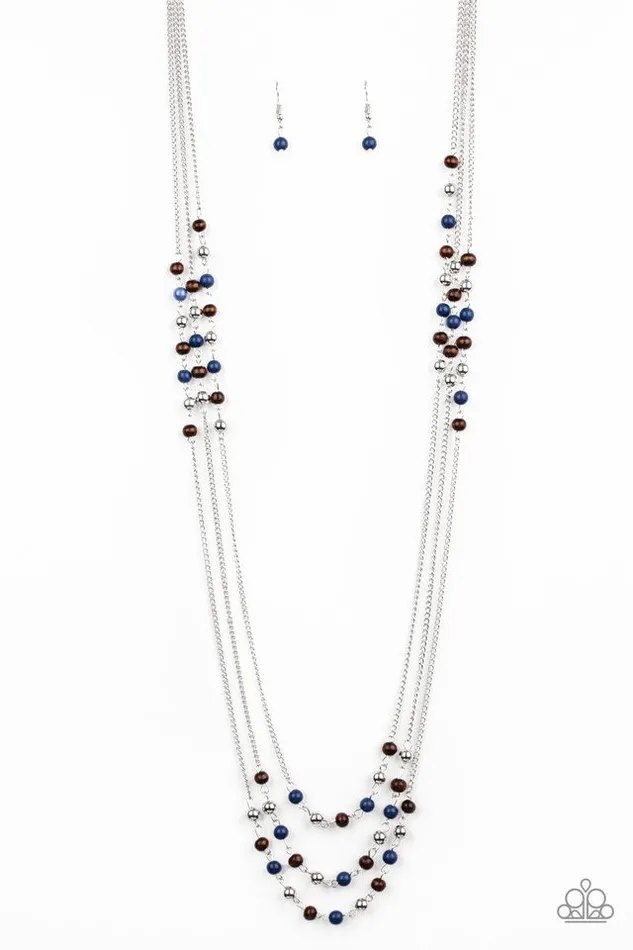 Paparazzi Seasonal Sensation - Blue Necklace | diannesjewelryshop Necklaces