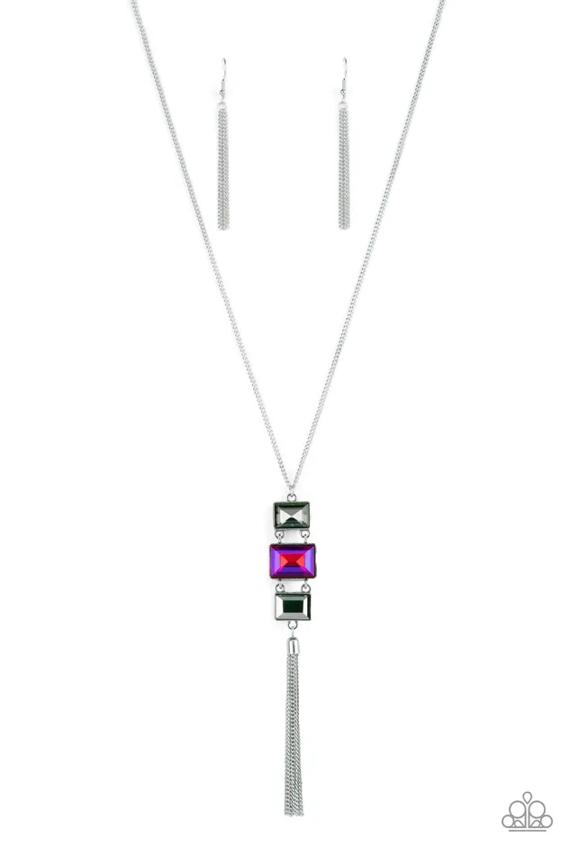 Paparazzi Uptown Totem - Pink Necklace | Paparazzi Accessories Necklaces