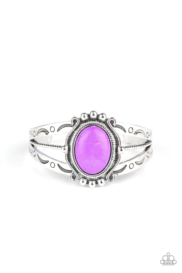 Paparazzi Very TERRA-torial - Purple Bracelet | Paparazzi Accessories Bracelets