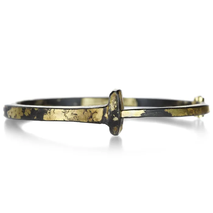 Pat Flynn Bracelets Nail Bracelet with Gold Dust