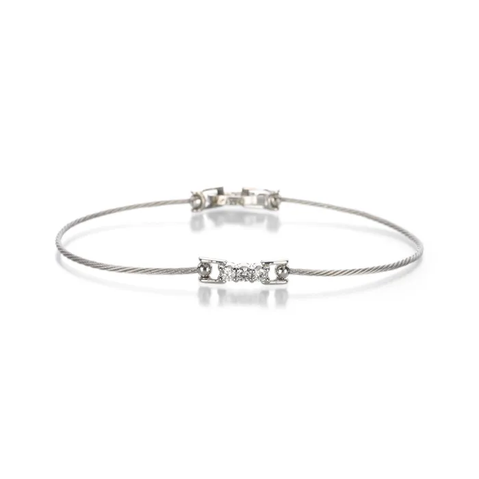 Paul Morelli Bracelets Diamond Bar Wire Bracelet