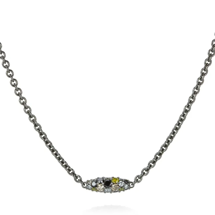 Paul Morelli Necklaces Mixed Diamond Large Pipette Necklace