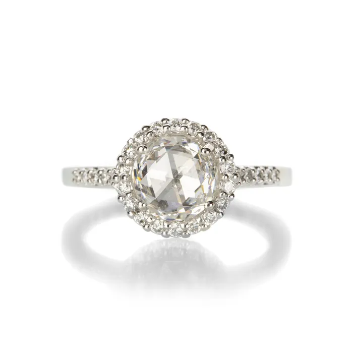 Paul Morelli Rings Rose Cut Diamond Ring