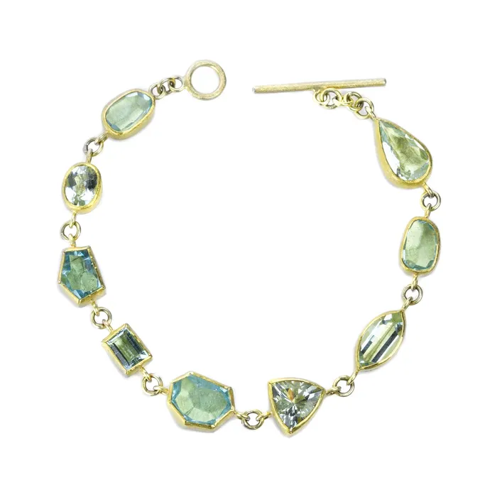 Petra Class Bracelets Mixed Shape Aquamarine Bracelet