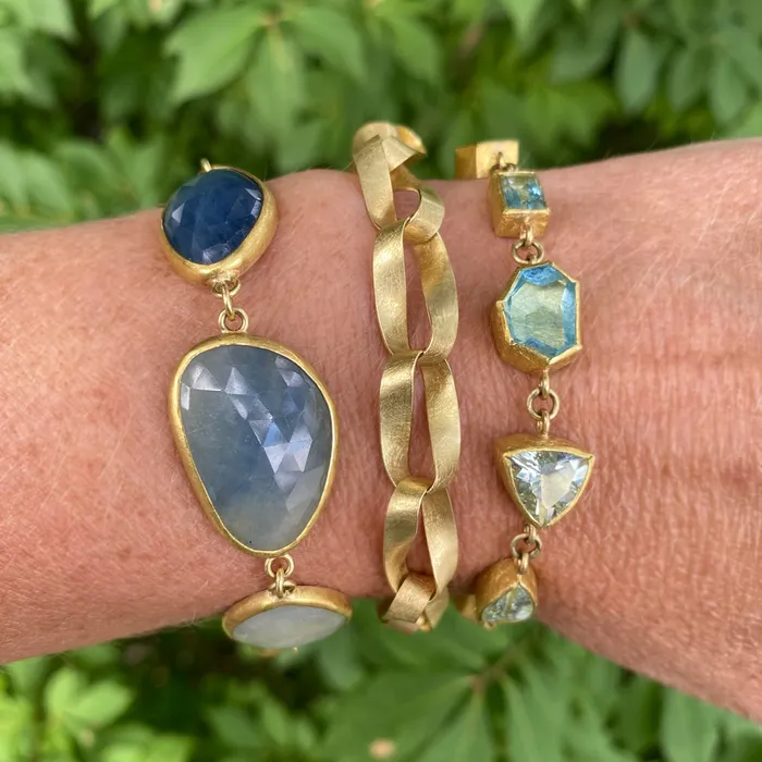 Petra Class Bracelets | Mixed Shape Aquamarine Bracelet