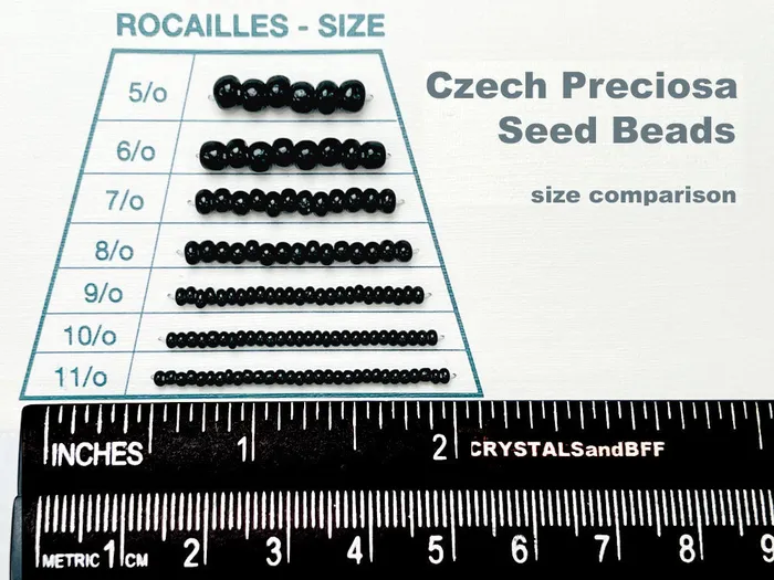 Preciosa Necklaces | Rocailles size 8/0 3mm Crystal Silver Lined Preciosa Ornela Traditional Czech Glass Seed Beads 30grams 1 oz CS074