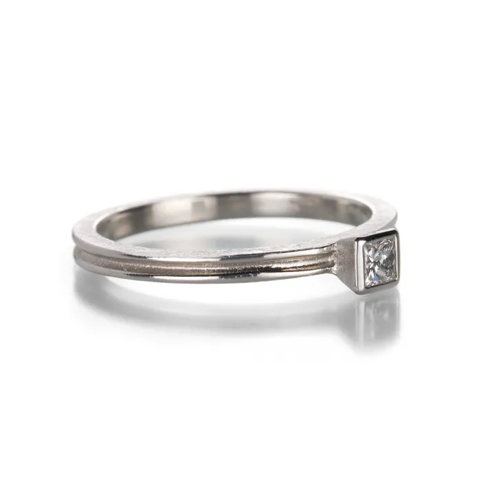 Princess Cut Diamond Ring Barbara Heinrich Rings