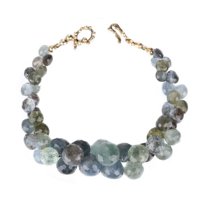 Rachel Atherley Bracelets Moss Aquamarine Caviar Bracelet