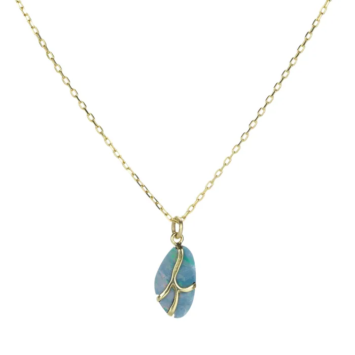 Rachel Atherley Necklaces Opal Doublet Butterfly Pendant Necklace