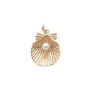 REMBRANDT QUALITY CHARM SHELL W PEARL 0508 Earrings