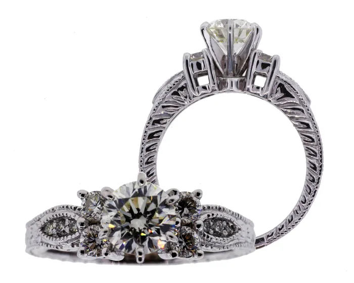 Rings 14KW 1.25CTTW Diamond Engagement Ring - FULLERS PURCHASE FROM PUBLIC