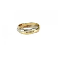 Rings 18KTRI COLOR ROLLING RING - FULLERS PURCHASE FROM PUBLIC