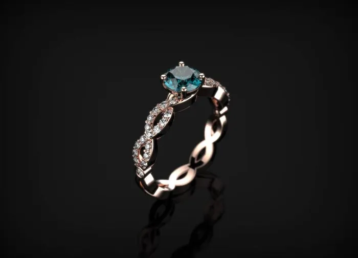 Rings Alexandrite Engagement Ring Rose Gold Engagement Ring Alexandrite Ring Alexandrite Gold Rose Gold Alexandrite Ring - FL LLC