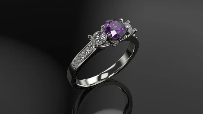 Rings | Amethyst Engagement Ring Rose Gold Engagement Ring Amethyst Ring Amethyst Gold Rose Gold Amethyst Ring - FL LLC