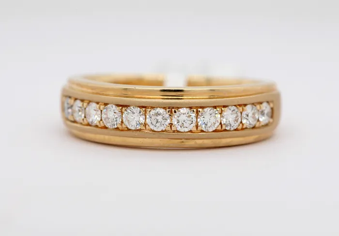 Rings ARYAS COLLECTION INC 14KY .75 CTTW DIAMOND GENTS RING