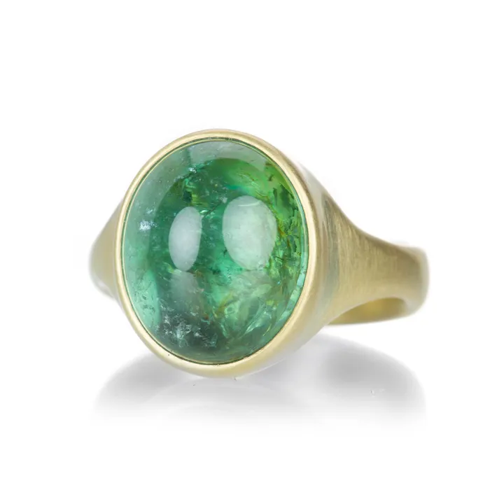 Rings Confetti Green Tourmaline Ring - Lola Brooks