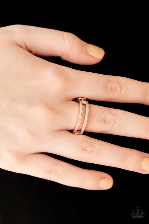 Rings diannesjewelryshop Paparazzi I Need Space Rose Gold Ring