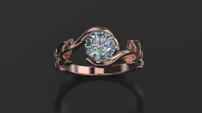 Rings FL LLC Aquamarine Engagement Ring Rose Gold Engagement Ring Aquamarine Ring Aquamarine Gold Rose Gold Aquamarine Ring