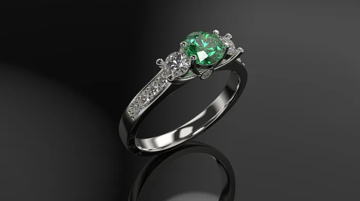 Rings | FL LLC Emerald Engagement Ring Rose Gold Engagement Ring Emerald Ring Emerald Gold Rose Gold Emerald Ring