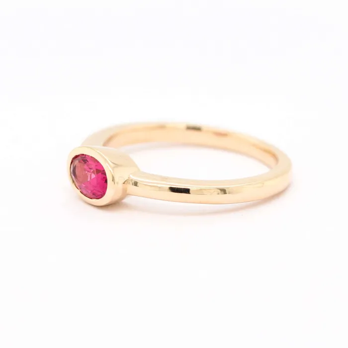 Rings | FULLER'S JEWELRY (MFG) 14KY .45 CT OVAL PINK TOURMALINE RING