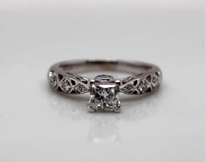 Rings FULLERS PURCHASE FROM PUBLIC 14KW 1.26 Cttw Diamond Engagement Ring