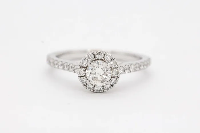 Rings FULLERS PURCHASE FROM PUBLIC 18KW .75 Cttw Diamond Engagement Ring