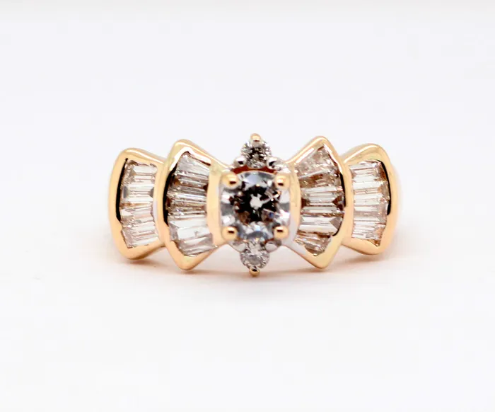 Rings FULLERS PURCHASE FROM PUBLIC Estate 14KY .85 Cttw Diamond Engagement Ring IJ-Si2