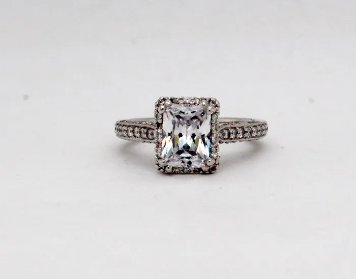 Rings FULLERS PURCHASE FROM PUBLIC Estate Platinum .51 Ct Diamond Semi Mount Ring