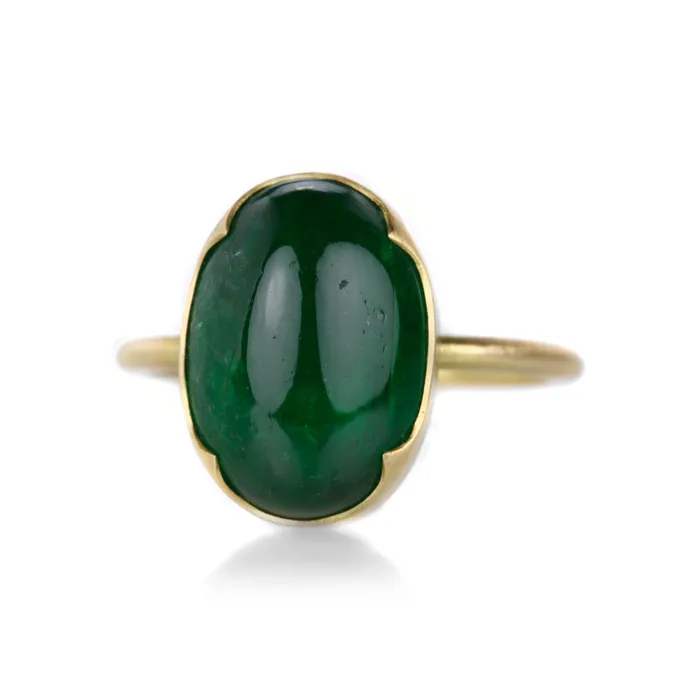 Rings Gabriella Kiss 18k Oval Tsavorite Ring