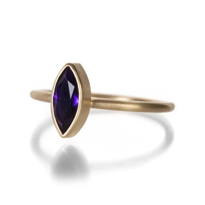 Rings Gabriella Kiss Marquise Amethyst Ring