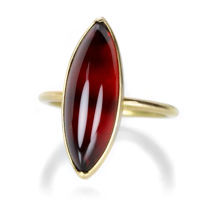 Rings Gabriella Kiss Marquise Garnet Ring