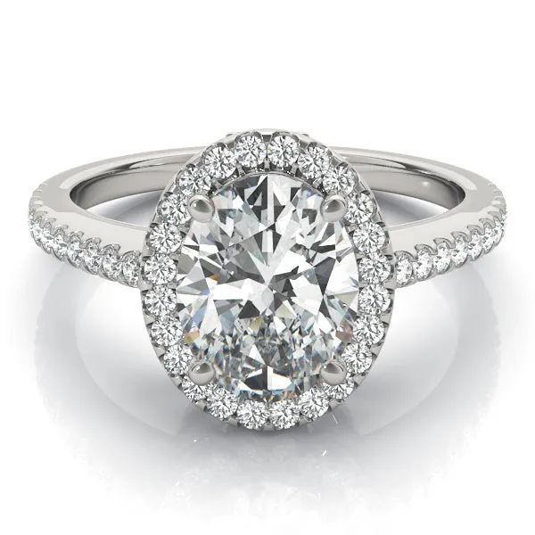 Rings | Halo Diamond Engagement Ring - Overnight Mountings Bridal