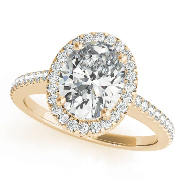 Rings | Halo Diamond Engagement Ring - Overnight Mountings Bridal