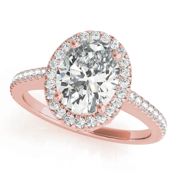 Rings | Halo Diamond Engagement Ring - Overnight Mountings Bridal